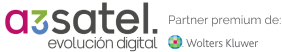 Logo principal de A3Satel, partner premium de Wolters Kluwer